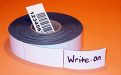 White Strips Label Magnets