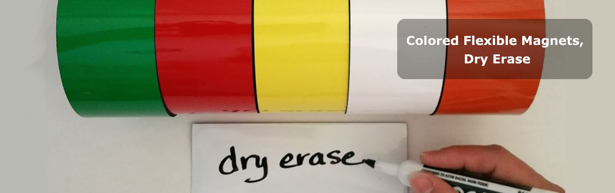 Dry Erase Round Magnetic Shelf Label Magnets 2 White