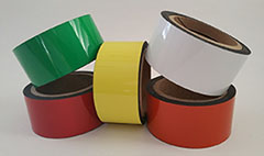Writ-on/Wipe Colored Flexible Magnets